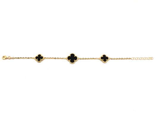 pulsera oro 18k con onix 