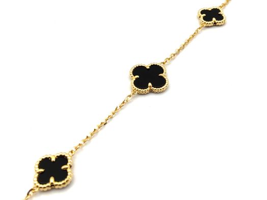 pulsera oro 18k con onix 