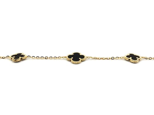 pulsera oro 18k con onix 