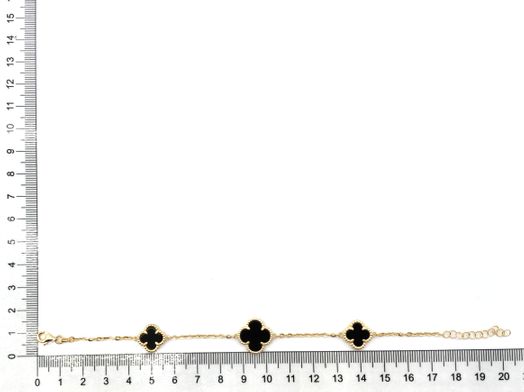 pulsera oro 18k con onix 
