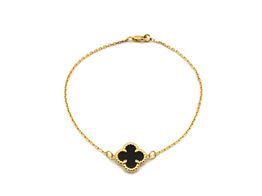 pulsera oro 18k con onix 