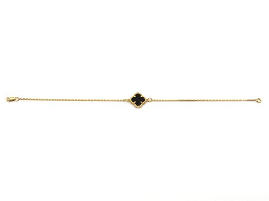 pulsera oro 18k con onix 