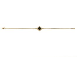 pulsera oro 18k con onix 