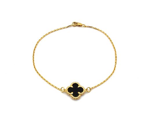 pulsera oro 18k con onix 