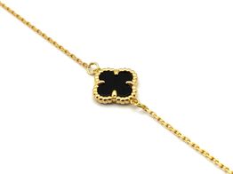 pulsera oro 18k con onix 