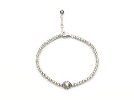 pulsera plata 925mm con circonita 