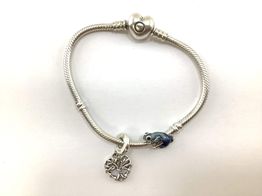 pulseira prata 925mm con sem pedra 