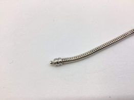 pulseira prata 925mm con sem pedra 