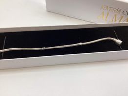 pulseira prata 925mm con sem pedra 