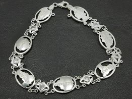 pulsera plata 925mm con circonita 