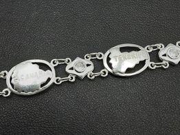 pulsera plata 925mm con circonita 