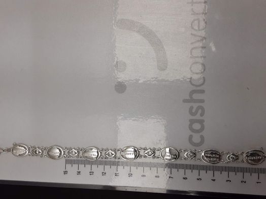 pulsera plata 925mm con circonita 