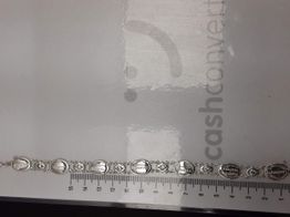 pulsera plata 925mm con circonita 