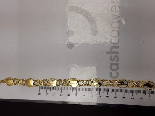 pulsera plata 925mm con circonita 