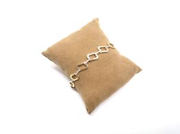 pulsera oro 18k con circonita 