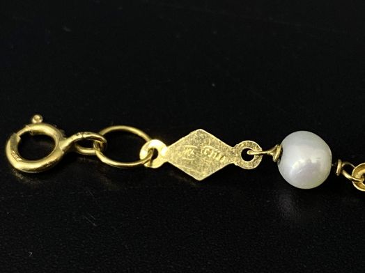 pulsera oro 18k con circonita 