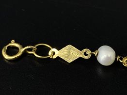 pulsera oro 18k con circonita 