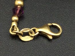pulsera oro 18k con circonita 
