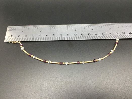 pulsera oro 18k con circonita 