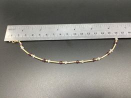 pulsera oro 18k con circonita 