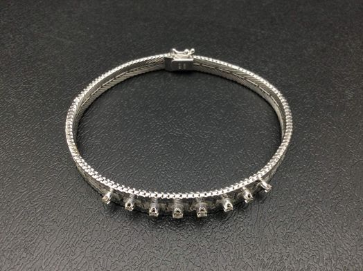 pulsera oro 18k con diamante 