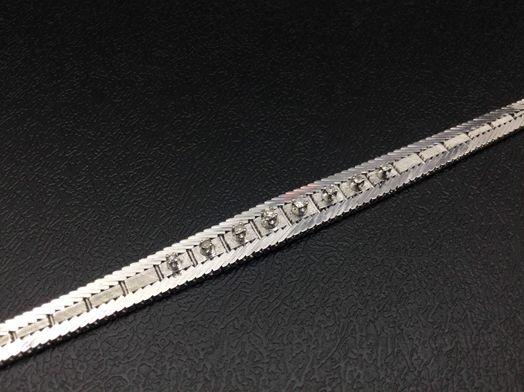 pulsera oro 18k con diamante 