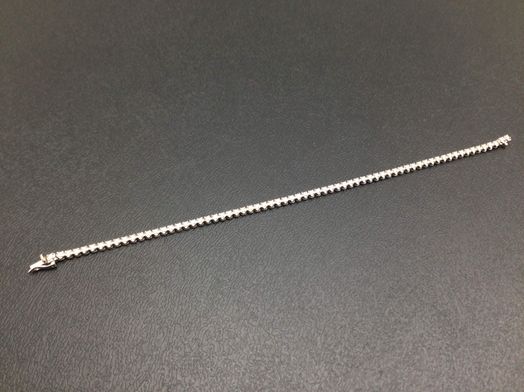 pulsera oro 18k con diamante,moisanita 