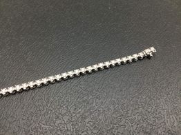 pulsera oro 18k con diamante,moisanita 