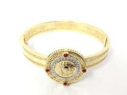pulsera oro 18k con circonita 