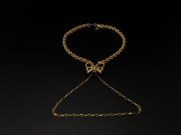 pulsera oro 18k con circonita 
