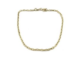 pulseira ouro 18k con sem pedra 