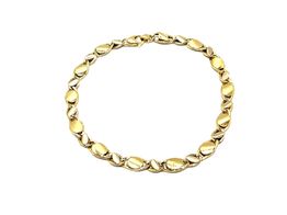 pulseira ouro 18k con sem pedra 