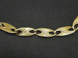 pulsera oro 18k con amatista 