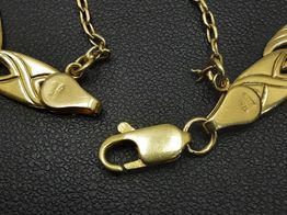 pulsera oro 18k con amatista 