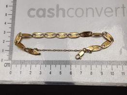 pulsera oro 18k con amatista 