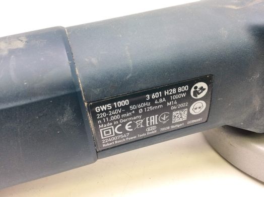 radial bosch gws 1000