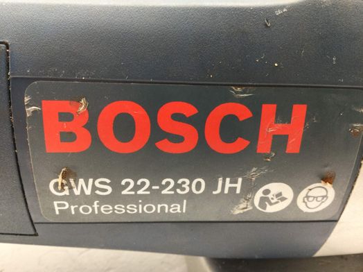 radial bosch gws 22-230 jh