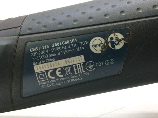radial bosch gws 7-115