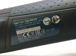radial bosch gws 7-115