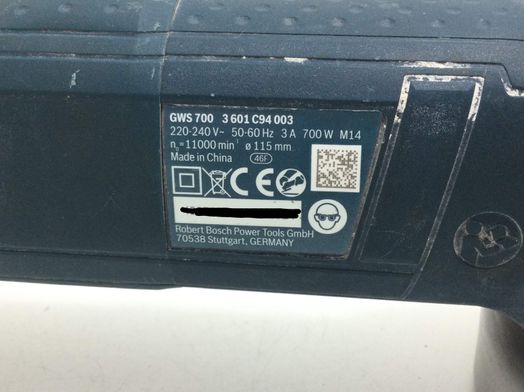 radial bosch gws 700