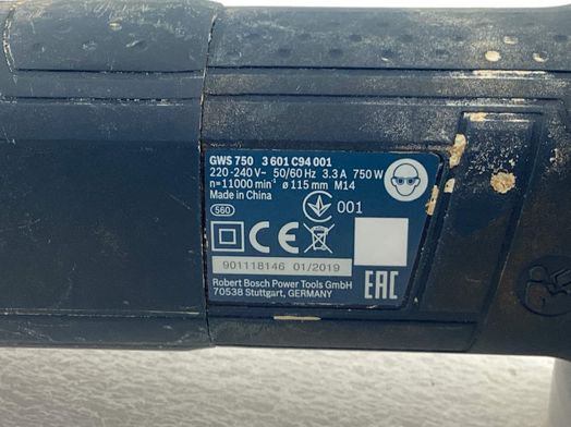 radial bosch gws 750