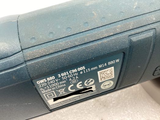 radial bosch gws 880