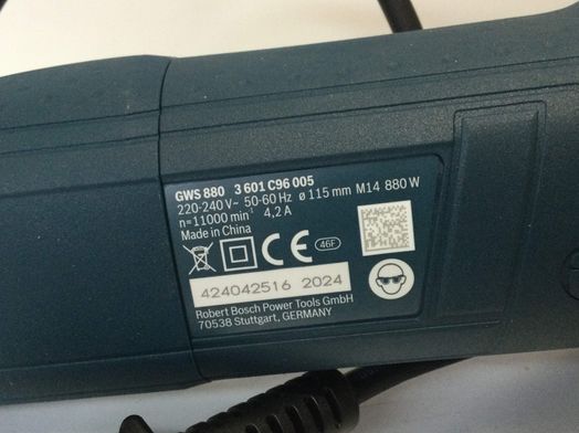 radial bosch gws 880