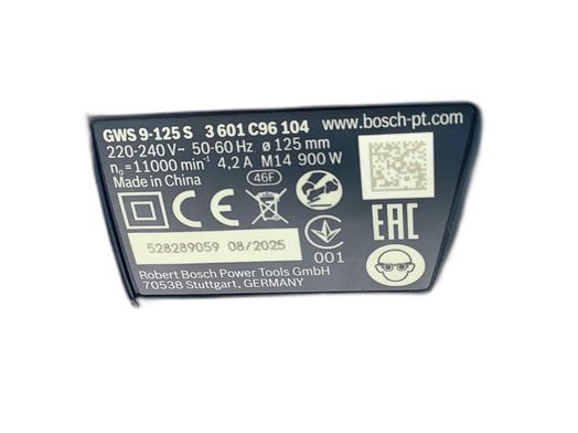 radial bosch gws 9-125 s