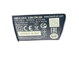 radial bosch gws 9-125 s