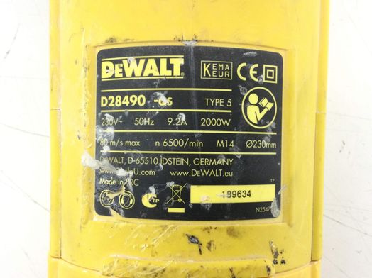radial dewalt d28490