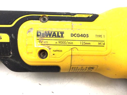 radial dewalt dcg405