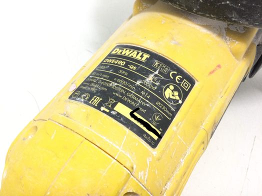 radial dewalt dwe490-qs