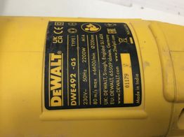 radial dewalt dwe492-qs
