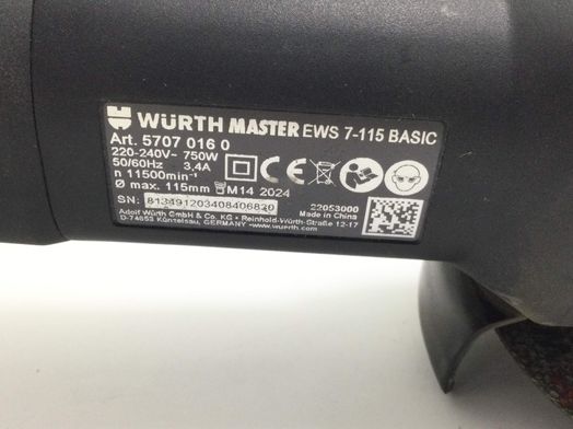 radial wurth ews 7-115 basic